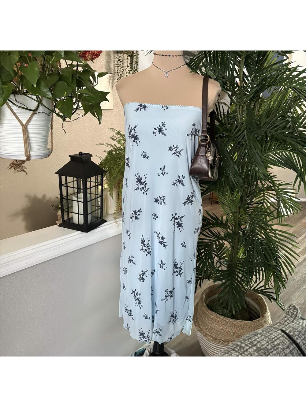 light blue maxi skirt